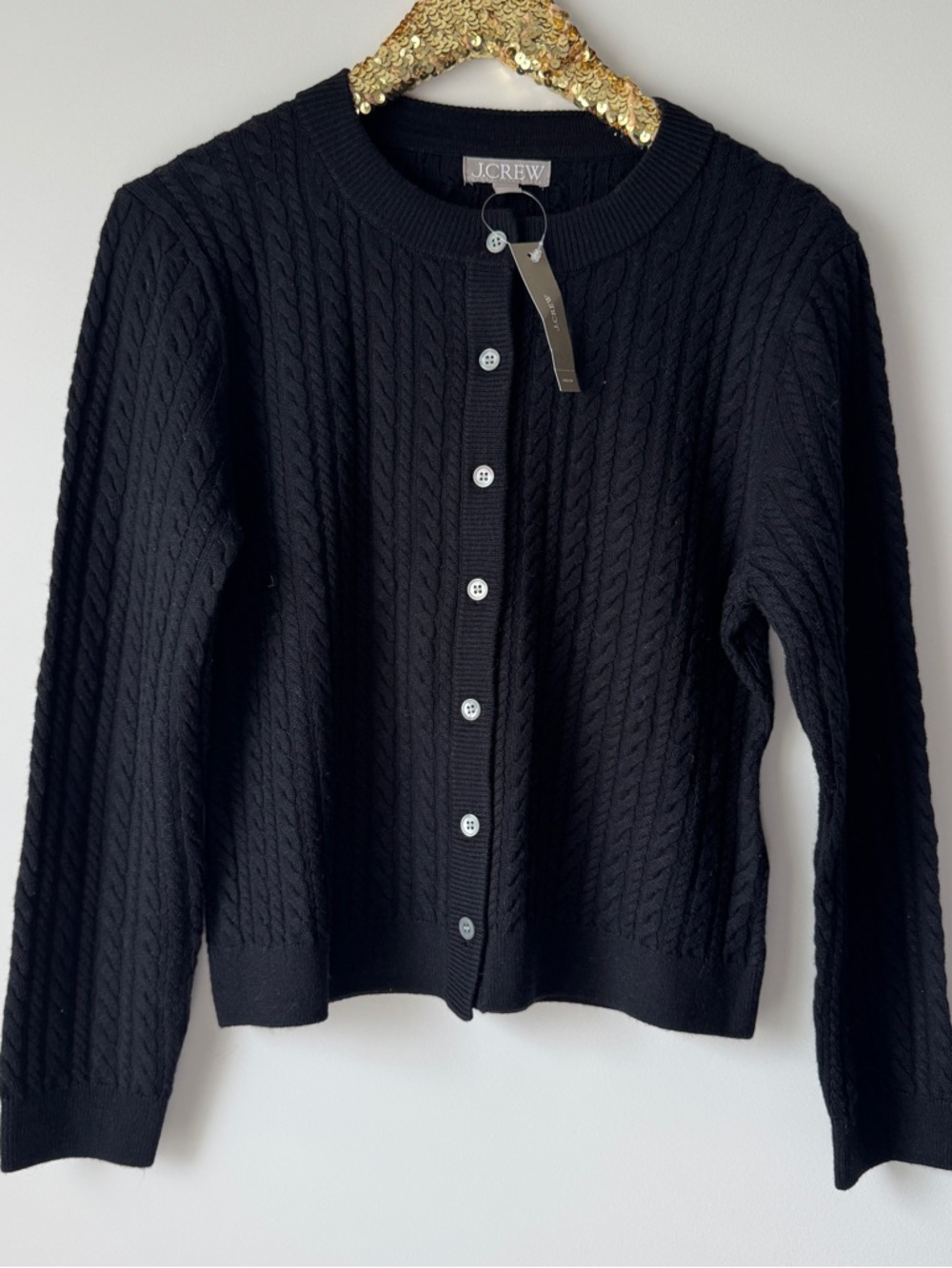 J. Crew 100% merino wool cardigan